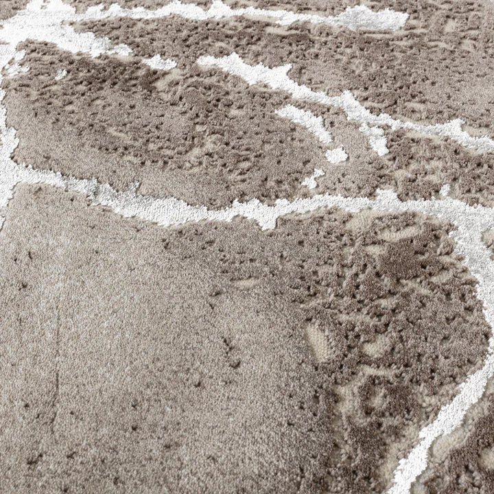 Marmara szőnyeg, sűrű textúra, finomított felület, bézsbarna